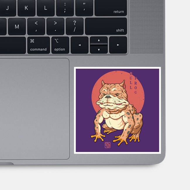 Bull Frog-None-Glossy-Sticker-vp021