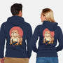 Bull Frog-Unisex-Zip-Up-Sweatshirt-vp021