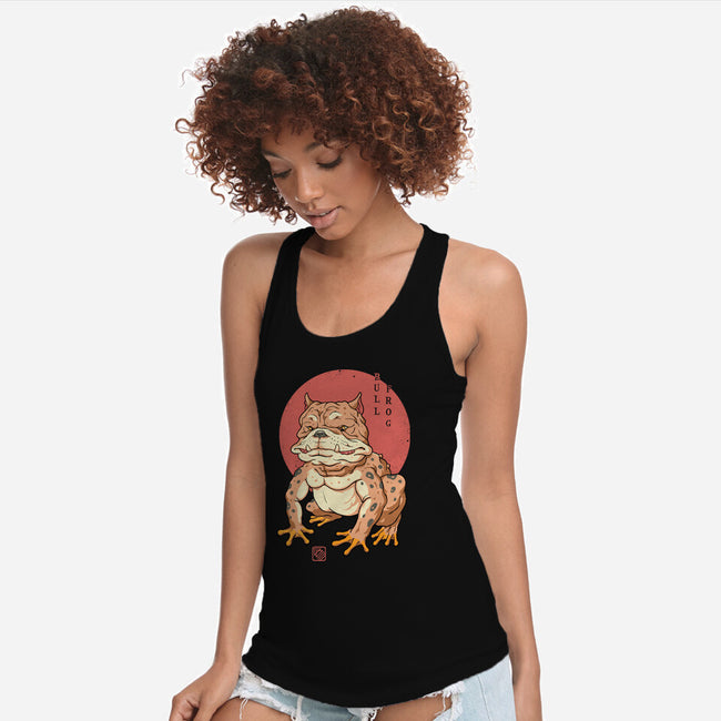 Bull Frog-Womens-Racerback-Tank-vp021