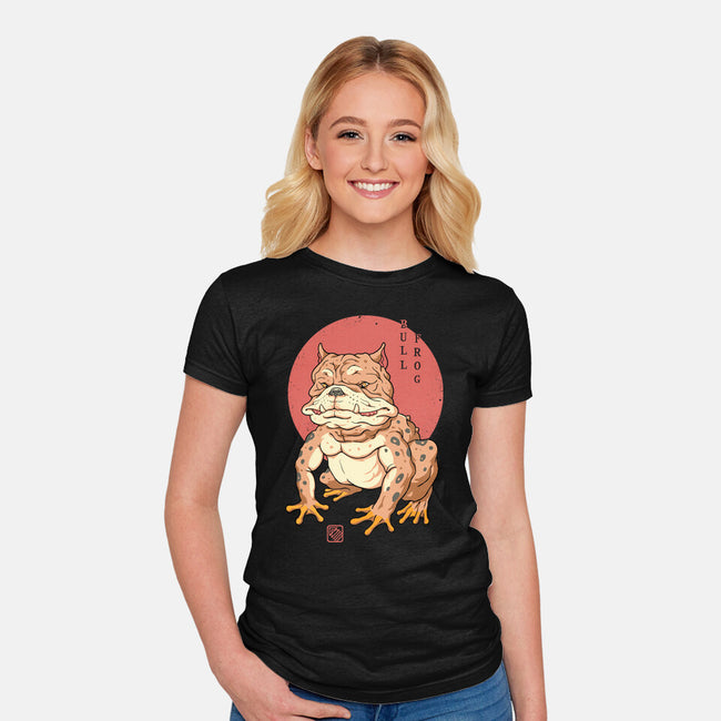 Bull Frog-Womens-Fitted-Tee-vp021