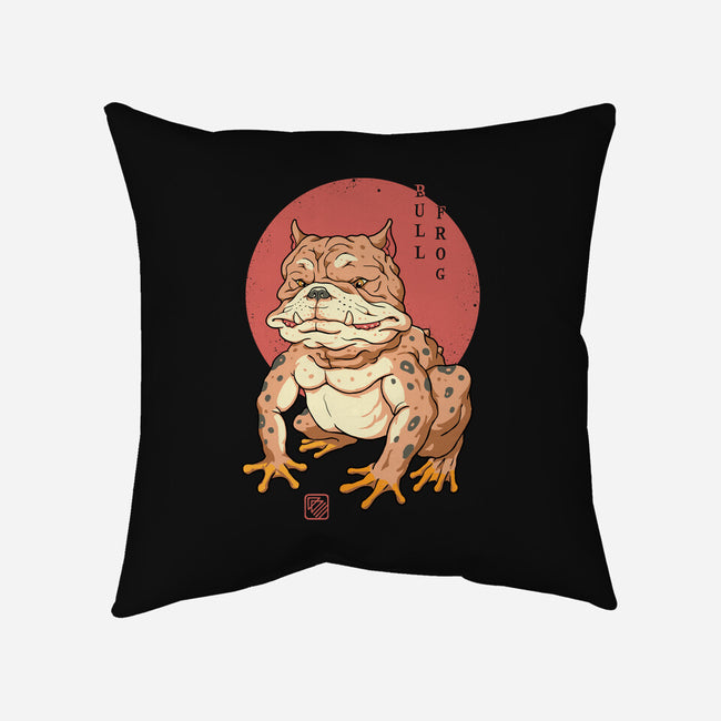 Bull Frog-None-Removable Cover w Insert-Throw Pillow-vp021