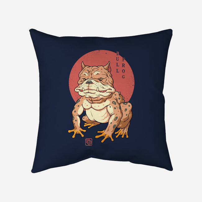 Bull Frog-None-Removable Cover w Insert-Throw Pillow-vp021