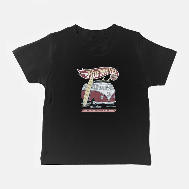 Hot Waves-Baby-Basic-Tee-NMdesign