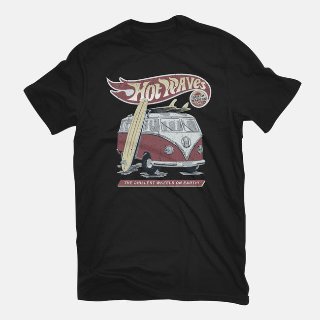Hot Waves-Mens-Basic-Tee-NMdesign