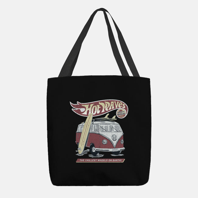 Hot Waves-None-Basic Tote-Bag-NMdesign