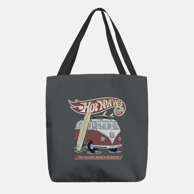 Hot Waves-None-Basic Tote-Bag-NMdesign