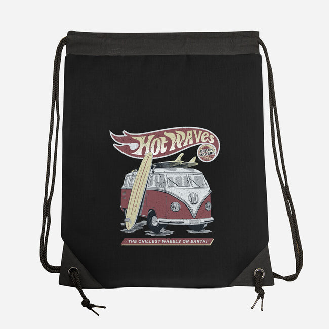 Hot Waves-None-Drawstring-Bag-NMdesign