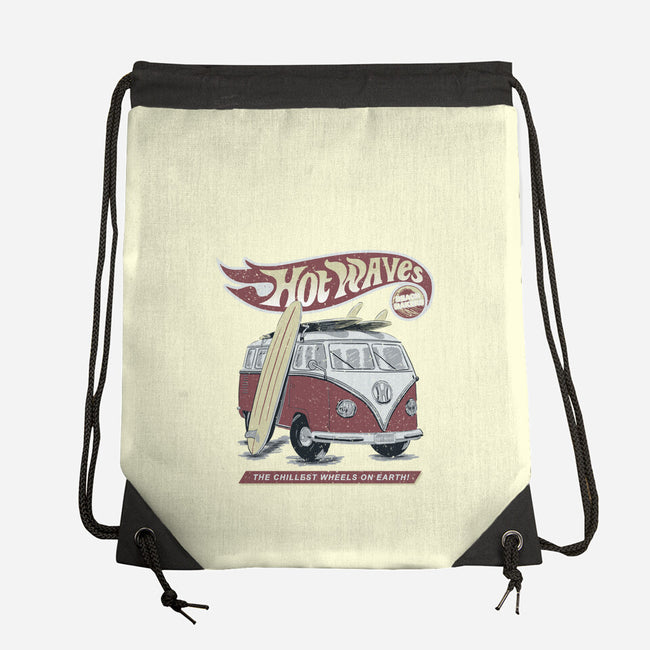 Hot Waves-None-Drawstring-Bag-NMdesign