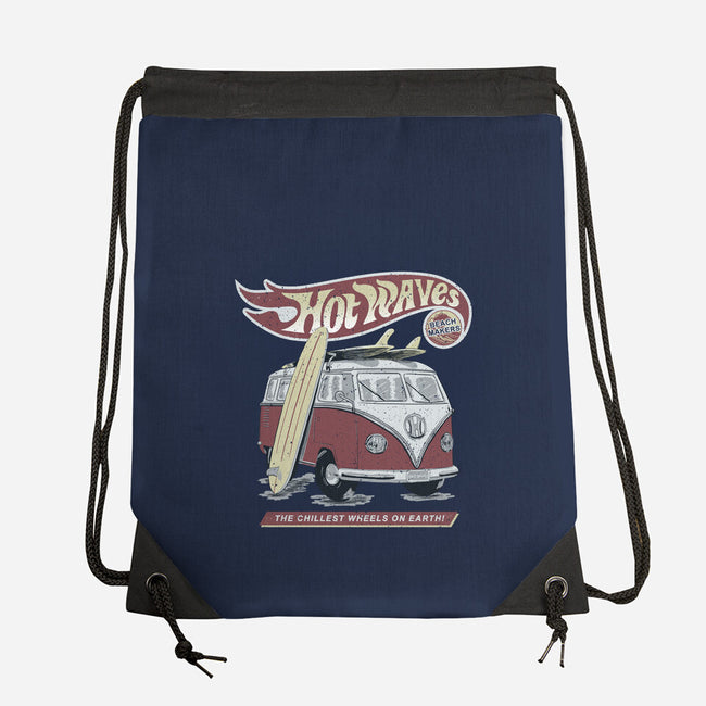 Hot Waves-None-Drawstring-Bag-NMdesign