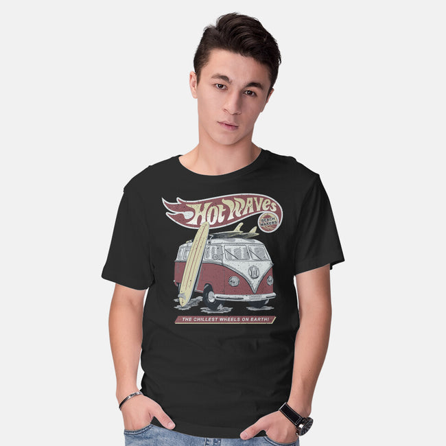 Hot Waves-Mens-Basic-Tee-NMdesign