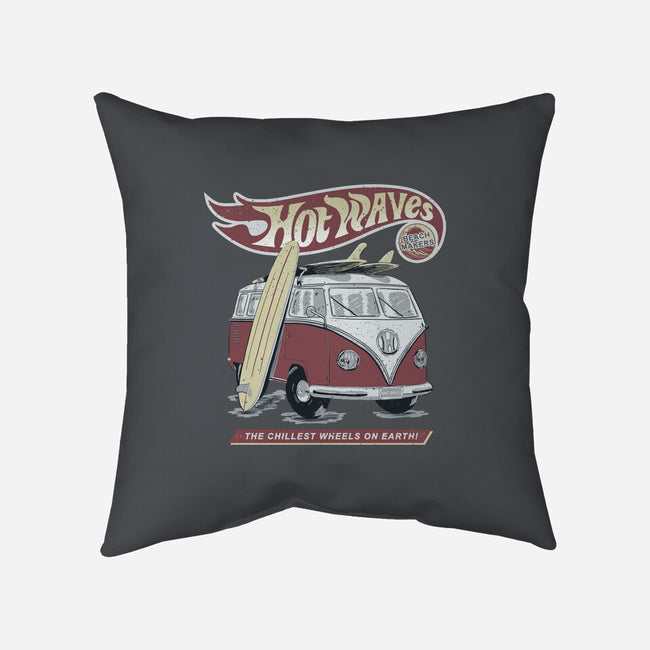 Hot Waves-None-Removable Cover w Insert-Throw Pillow-NMdesign