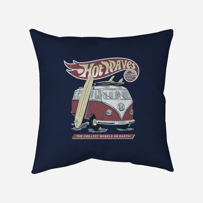 Hot Waves-None-Removable Cover w Insert-Throw Pillow-NMdesign
