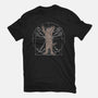 Vitruvian Cat-Womens-Basic-Tee-turborat14