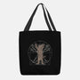 Vitruvian Cat-None-Basic Tote-Bag-turborat14