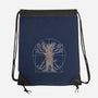 Vitruvian Cat-None-Drawstring-Bag-turborat14