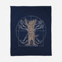 Vitruvian Cat-None-Fleece-Blanket-turborat14