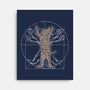 Vitruvian Cat-None-Stretched-Canvas-turborat14