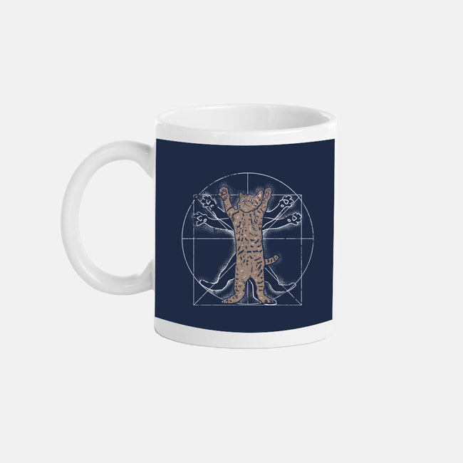 Vitruvian Cat-None-Mug-Drinkware-turborat14