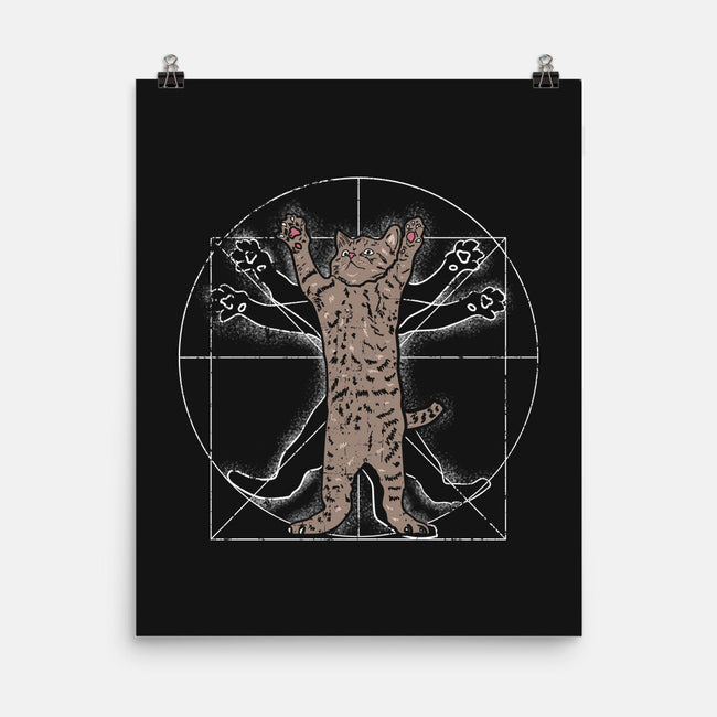 Vitruvian Cat-None-Matte-Poster-turborat14