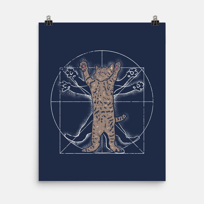 Vitruvian Cat-None-Matte-Poster-turborat14