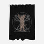 Vitruvian Cat-None-Polyester-Shower Curtain-turborat14