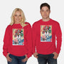 King Of The Beasts In Japan-Unisex-Crew Neck-Sweatshirt-DrMonekers