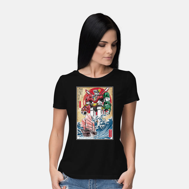 King Of The Beasts In Japan-Womens-Basic-Tee-DrMonekers