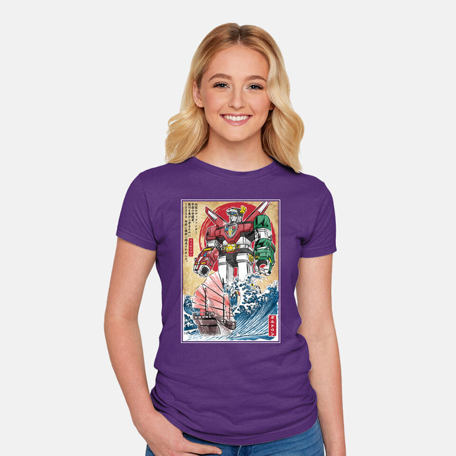King Of The Beasts In Japan-Womens-Fitted-Tee-DrMonekers