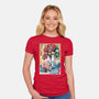 King Of The Beasts In Japan-Womens-Fitted-Tee-DrMonekers