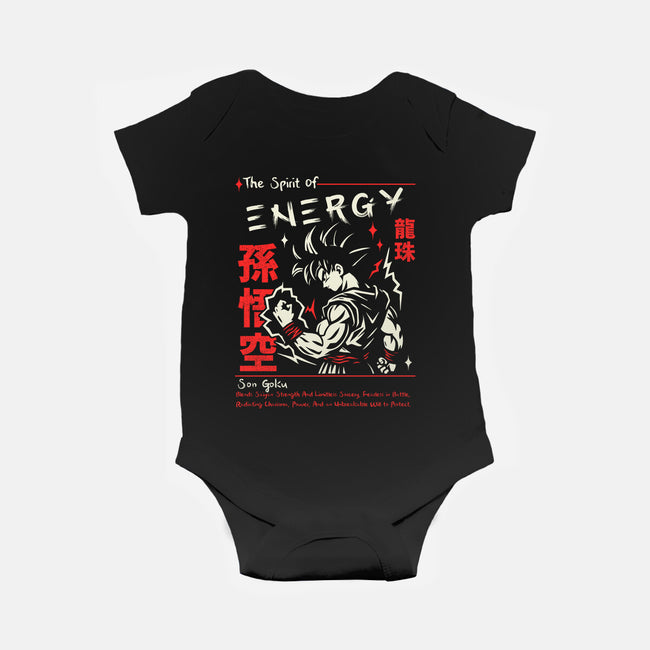 The Spirit Of Energy-Baby-Basic-Onesie-Faissal Thomas