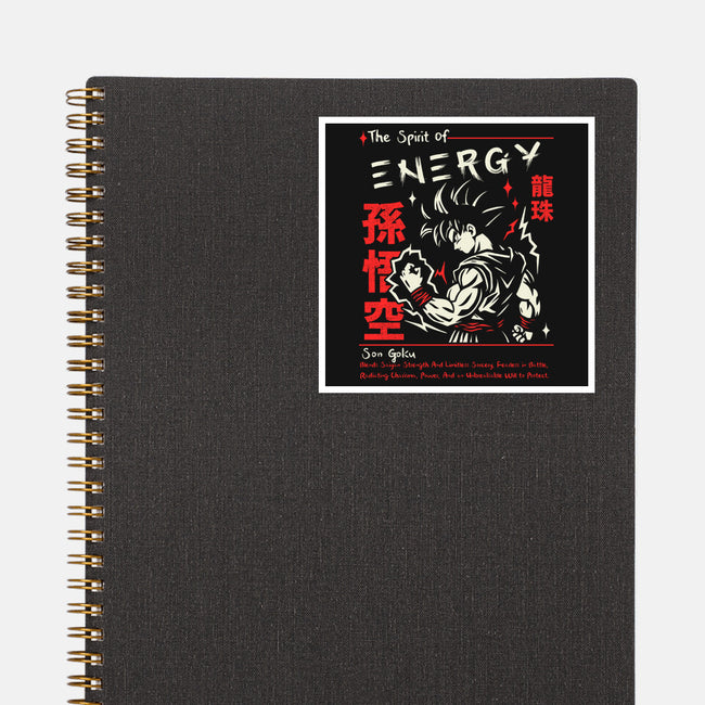 The Spirit Of Energy-None-Glossy-Sticker-Faissal Thomas