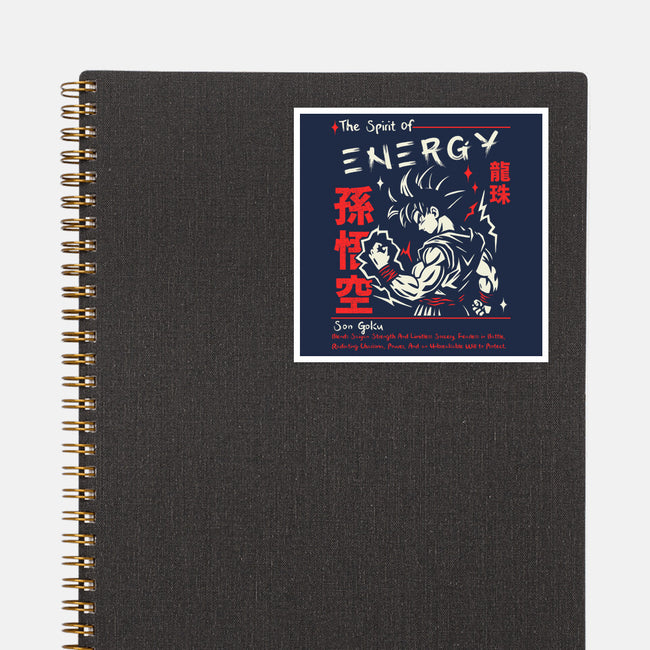 The Spirit Of Energy-None-Glossy-Sticker-Faissal Thomas