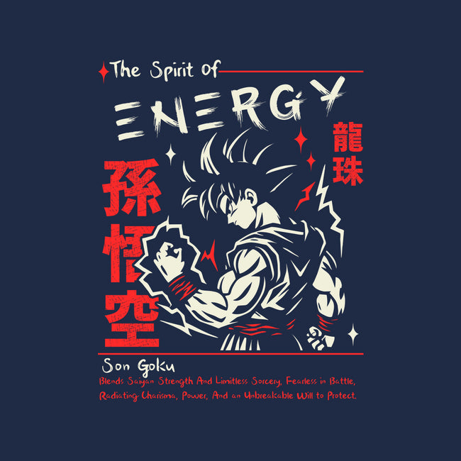 The Spirit Of Energy-Womens-Fitted-Tee-Faissal Thomas