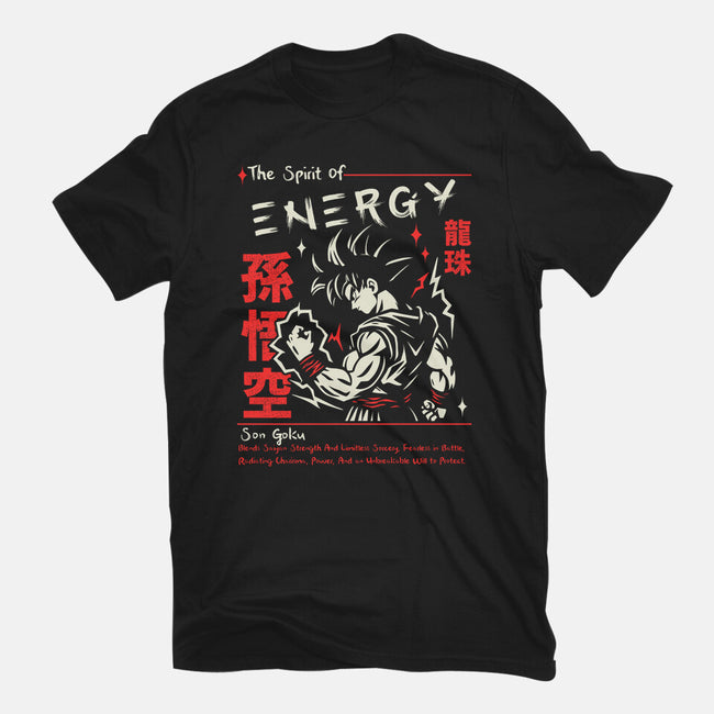 The Spirit Of Energy-Womens-Fitted-Tee-Faissal Thomas