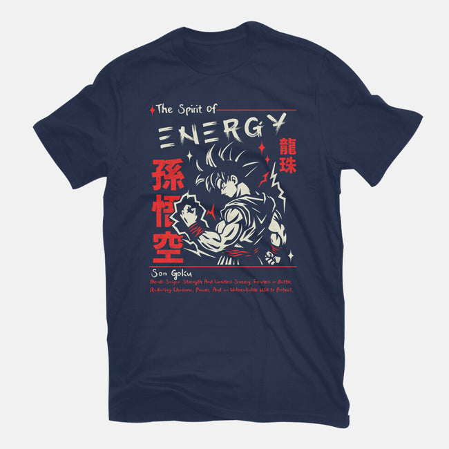 The Spirit Of Energy-Womens-Fitted-Tee-Faissal Thomas