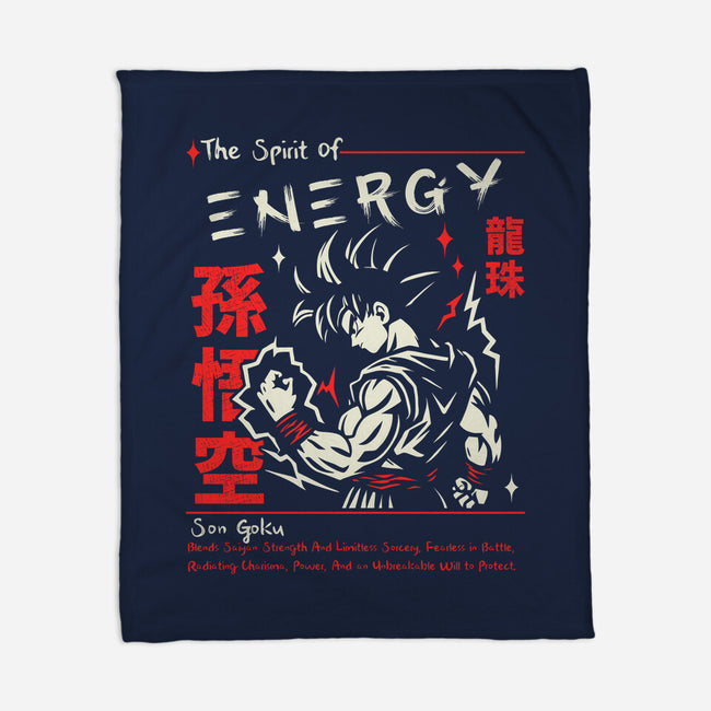 The Spirit Of Energy-None-Fleece-Blanket-Faissal Thomas