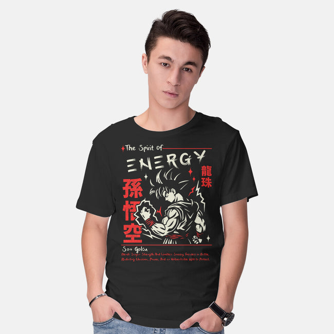The Spirit Of Energy-Mens-Basic-Tee-Faissal Thomas