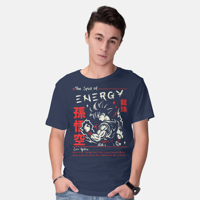 The Spirit Of Energy-Mens-Basic-Tee-Faissal Thomas