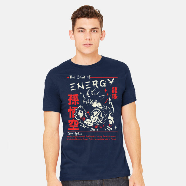 The Spirit Of Energy-Mens-Heavyweight-Tee-Faissal Thomas