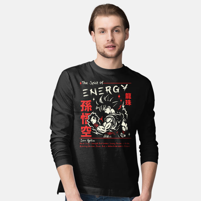 The Spirit Of Energy-Mens-Long Sleeved-Tee-Faissal Thomas