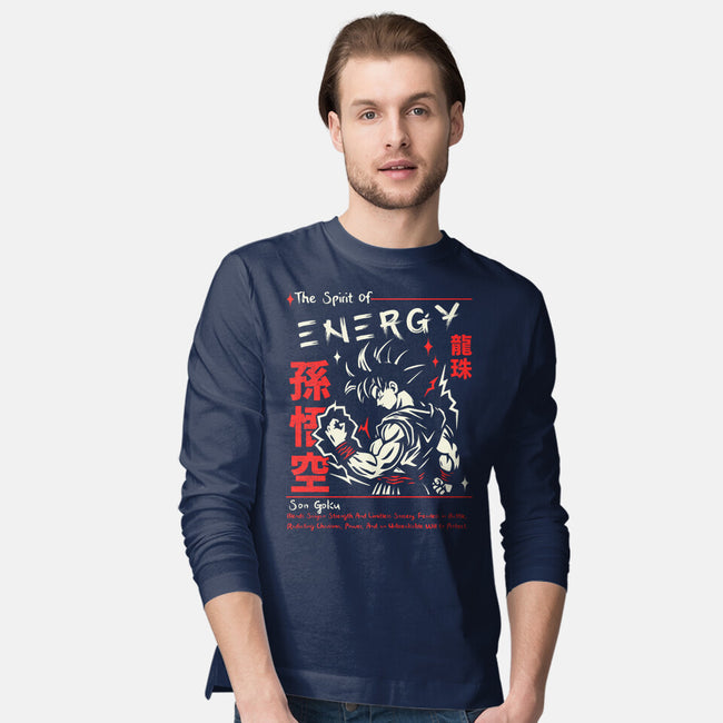The Spirit Of Energy-Mens-Long Sleeved-Tee-Faissal Thomas