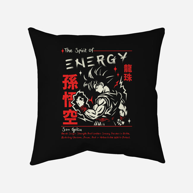 The Spirit Of Energy-None-Removable Cover w Insert-Throw Pillow-Faissal Thomas