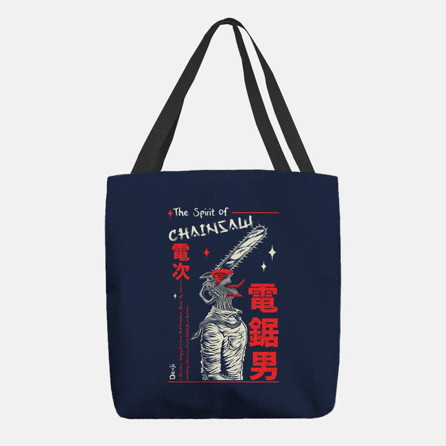 The Spirit Of Chainsaw-None-Basic Tote-Bag-Faissal Thomas