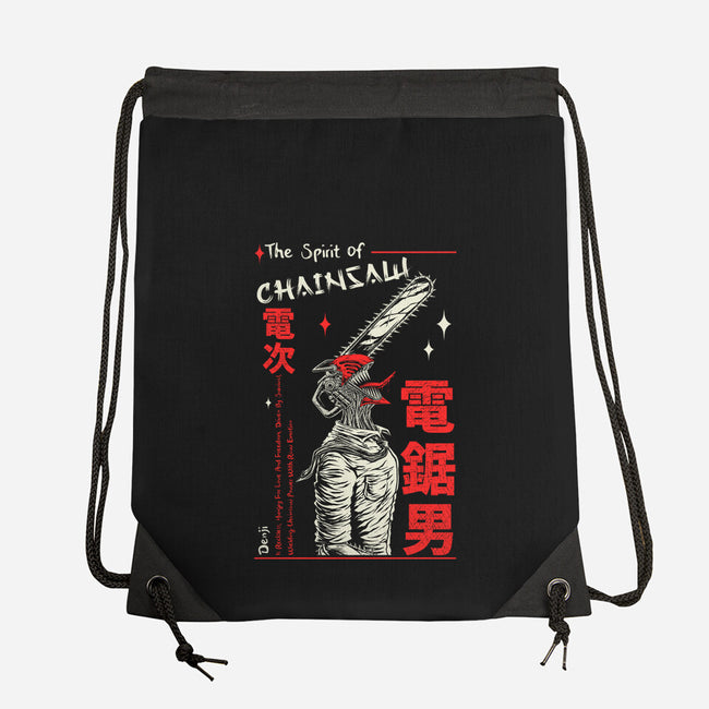 The Spirit Of Chainsaw-None-Drawstring-Bag-Faissal Thomas