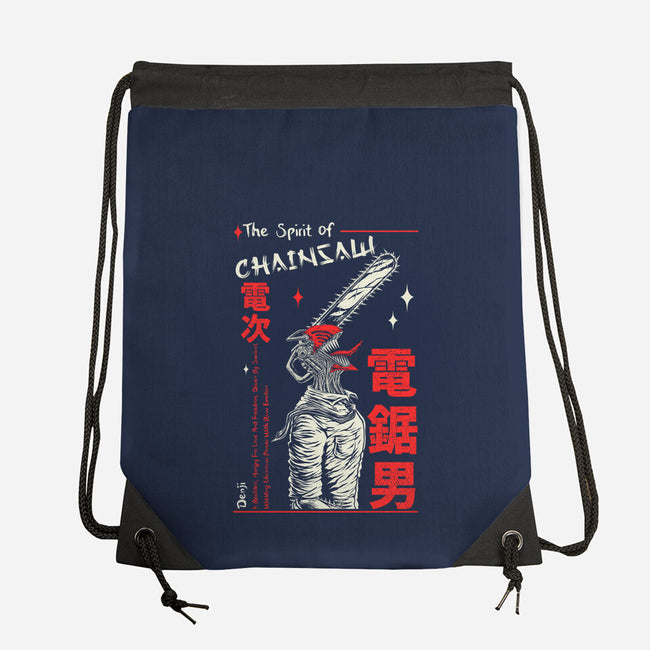 The Spirit Of Chainsaw-None-Drawstring-Bag-Faissal Thomas