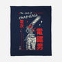 The Spirit Of Chainsaw-None-Fleece-Blanket-Faissal Thomas
