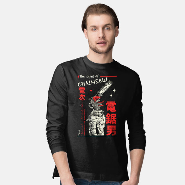 The Spirit Of Chainsaw-Mens-Long Sleeved-Tee-Faissal Thomas