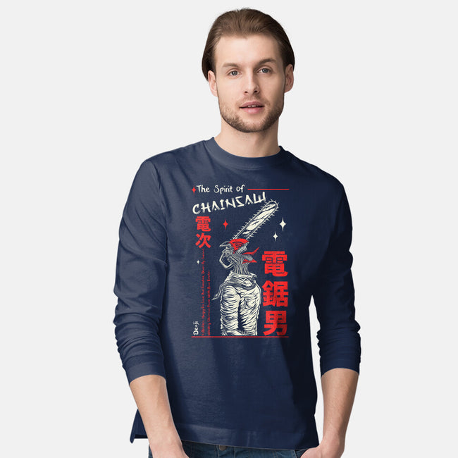 The Spirit Of Chainsaw-Mens-Long Sleeved-Tee-Faissal Thomas