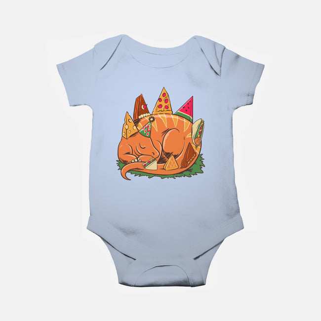 Snackasaurus Snooze-Baby-Basic-Onesie-spoilerinc