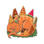 Snackasaurus Snooze-Womens-Fitted-Tee-spoilerinc
